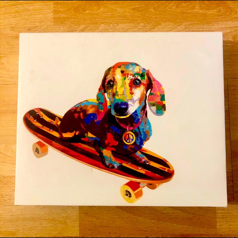 Dog Painting “Taz” by Alan Lambert